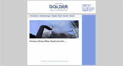 Desktop Screenshot of dolder-ing.ch
